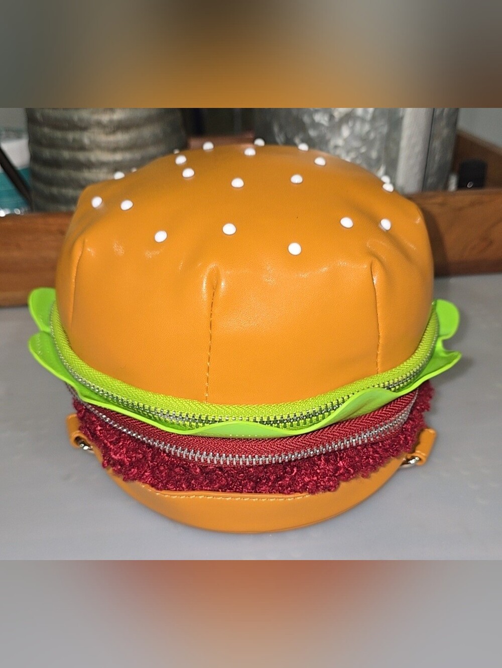 RARE Dolls Kill x SpongeBob SquarePants Krabby Patty Backpack 🍔